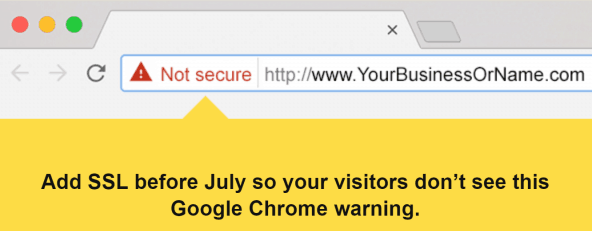 Not Secure Message From Google